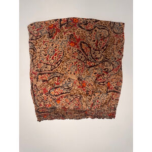 Women's Lily White Tube Top, L ,Brown‎